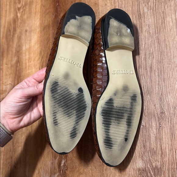 Trotters Chestnut Woven Flats Liz Style Color‎ Brown - Picture 14 of 15